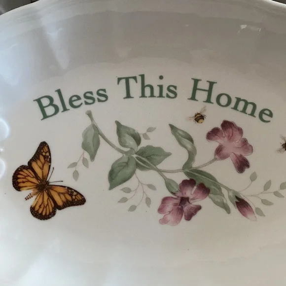 Lenox Butterfly Meadow Tray Original Packing & Box - Picture 3 of 8